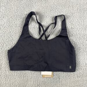 On Cloud Women's X-Large Black Polyamide Elastane Movement Strappy Sports Bra